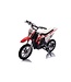 Crossmotor, 36 volt elektrische motor met luchtbanden en kunstleder zitje!