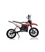 Crossmotor, 36 volt elektrische motor met luchtbanden en kunstleder zitje!