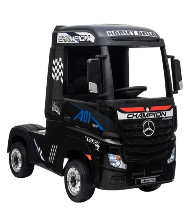 Mercedes Actros, 12 volt  Elektrische Kinderauto, vrachtwagen, 4 motoren