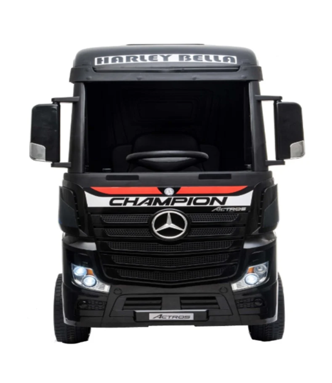 Mercedes Actros + trailer, electric toy truck with 4 motors.