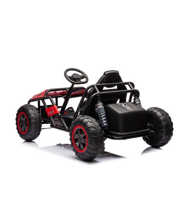 24 Volt Elektro Kinderbuggy, Gummireifen, Kunstledersitz!