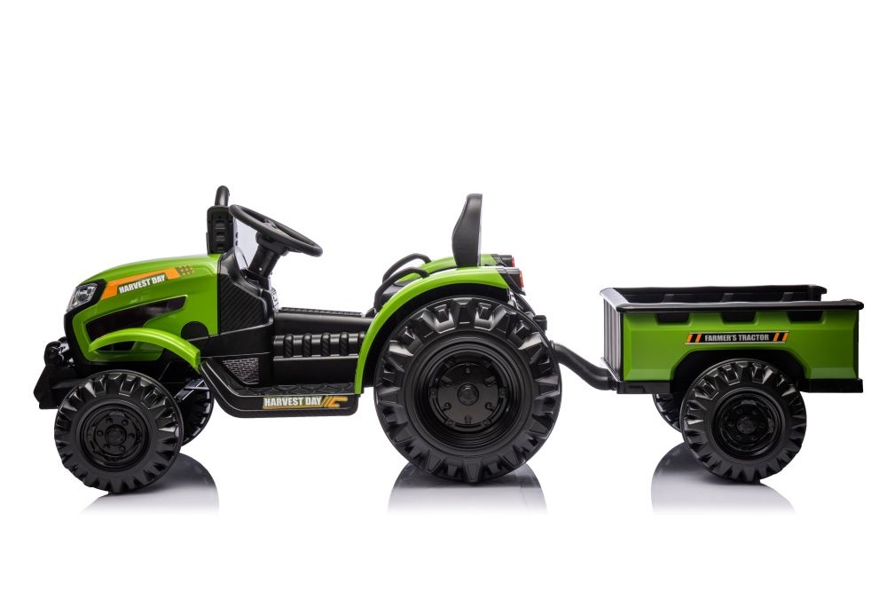 Trixie tractor met aanhangwagen