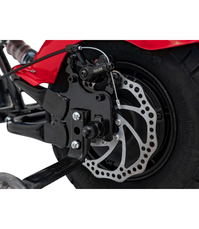 Chopper Warrior, 24 Volt Elektro-Kindermotorrad mit Luftreifen und Kunstledersitz!