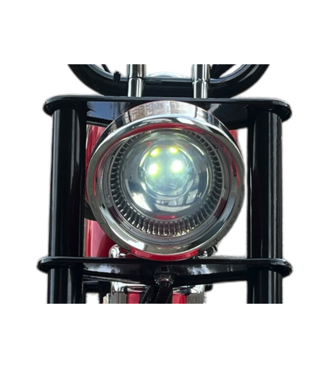 Chopper Warrior, 24 Volt Elektro-Kindermotorrad mit Luftreifen und Kunstledersitz!