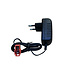 12 volt 500mA oplader met 2-pin power connector