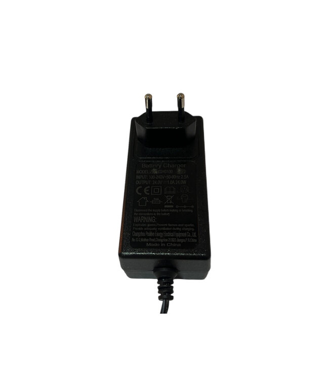 24 volt 1000mA charger with a round plug