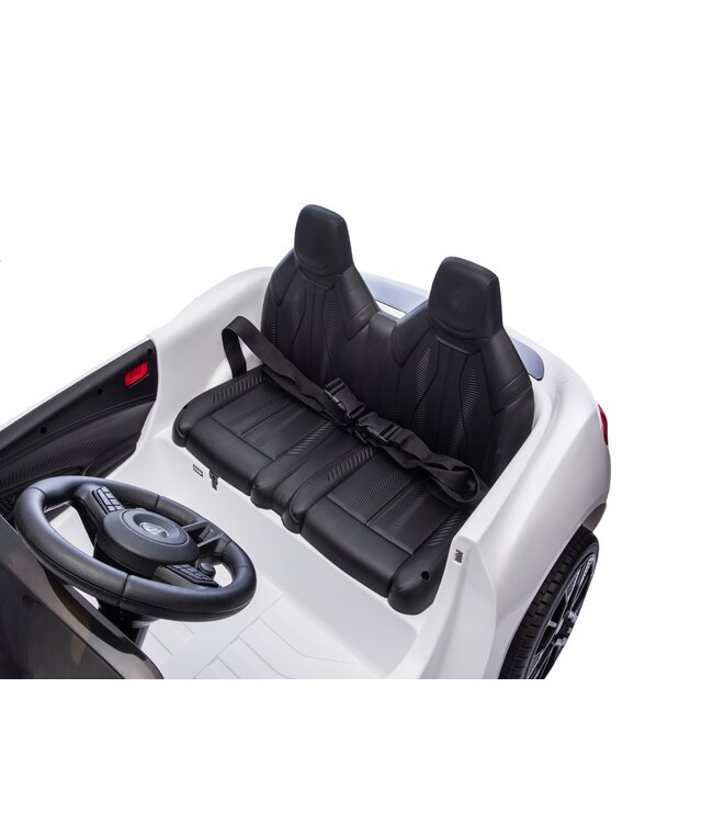 Maserati GranTurismo Folgore 2-zitter, 12 volt kinderauto  met rubberen banden en meer!