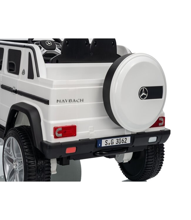 Voiture électrique pour enfants Mercedes-Maybach G650, 12 volts, pneus en caoutchouc et plus encore !
