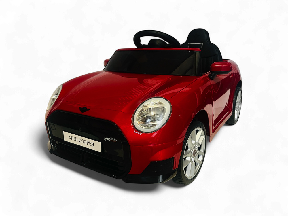 Mini cooper, 12 volt kinderauto met rubberen banden en meer! - ATOYS.NL