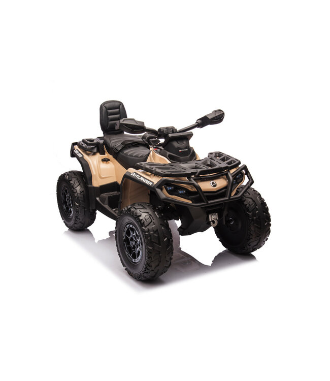 CAN-AM Outlander 2-Seater, 4x4, 24 Volt Quad with rubber tires and leather seat
