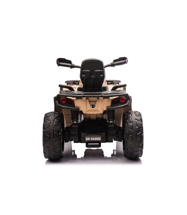 CAN-AM Outlander 2-Seater, 4x4, 24 Volt Quad with rubber tires and leather seat