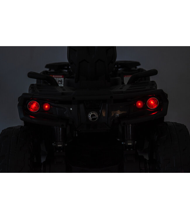 CAN-AM Outlander 2-Seater, 4x4, 24 Volt Quad with rubber tires and leather seat