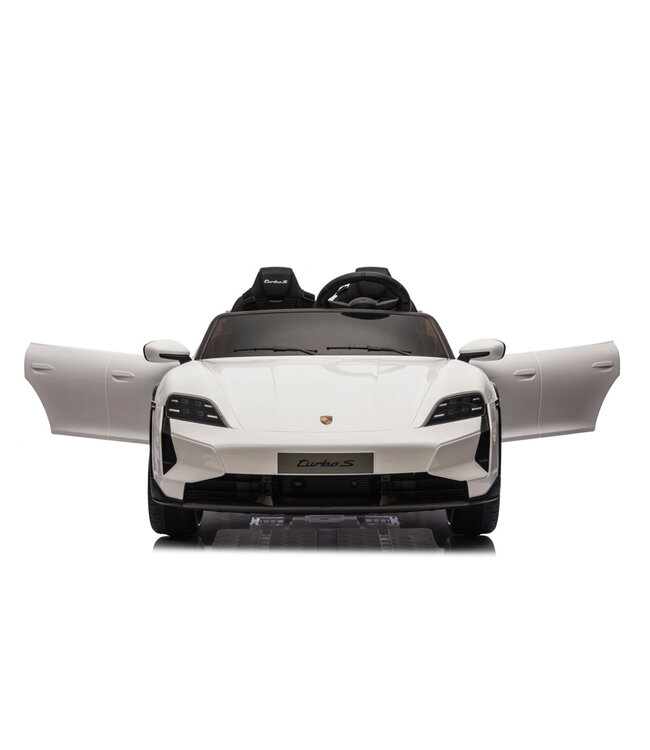 Porsche Taycan Turbo S, 2 zitter 24 volt elektrische kinderauto