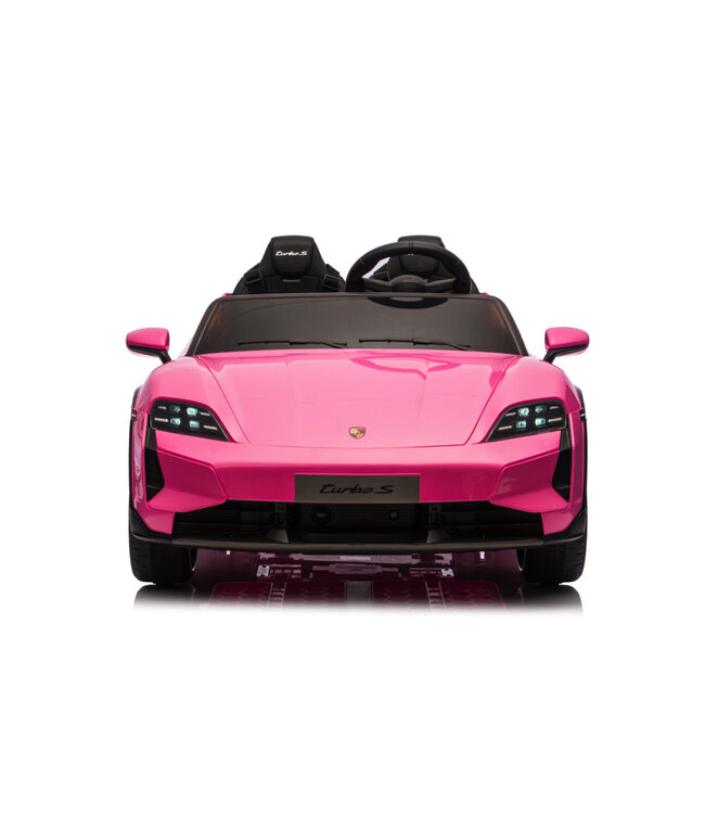 Porsche Taycan Turbo S, 2 zitter 24 volt elektrische kinderauto