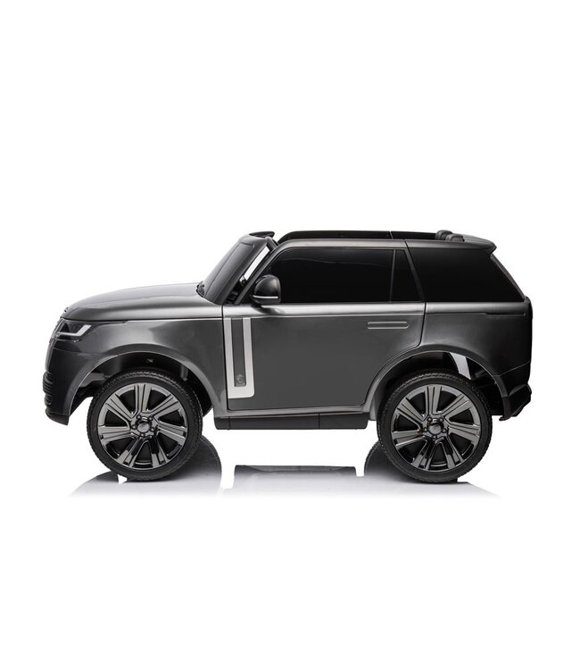 2-seater Range Rover, 24-volt electric children's car, MP4 screen, rubber tires, leather seat