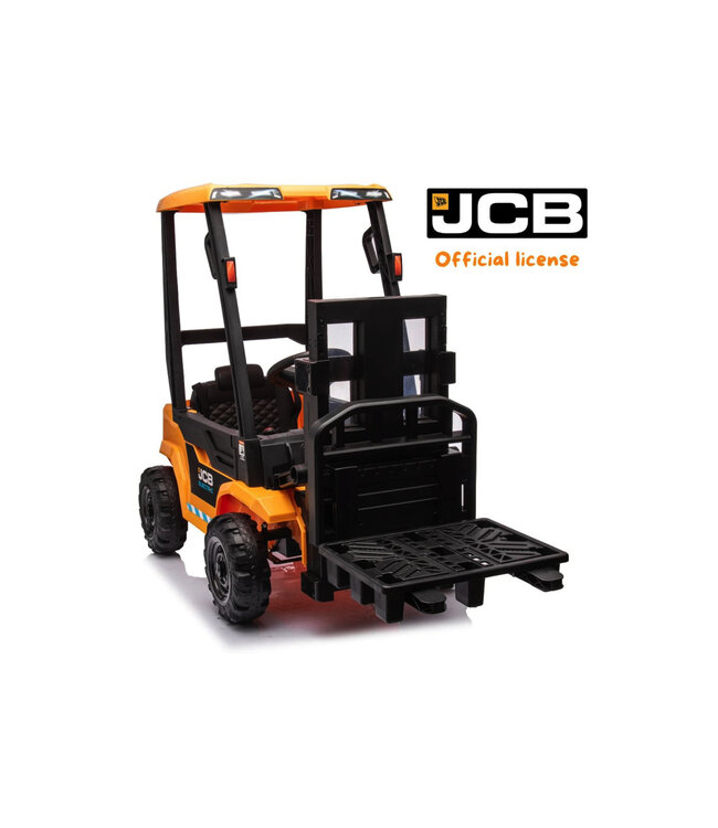 JCB Heftruck, 12v elektrische kindervoertuig met EVA banden en heffunctie