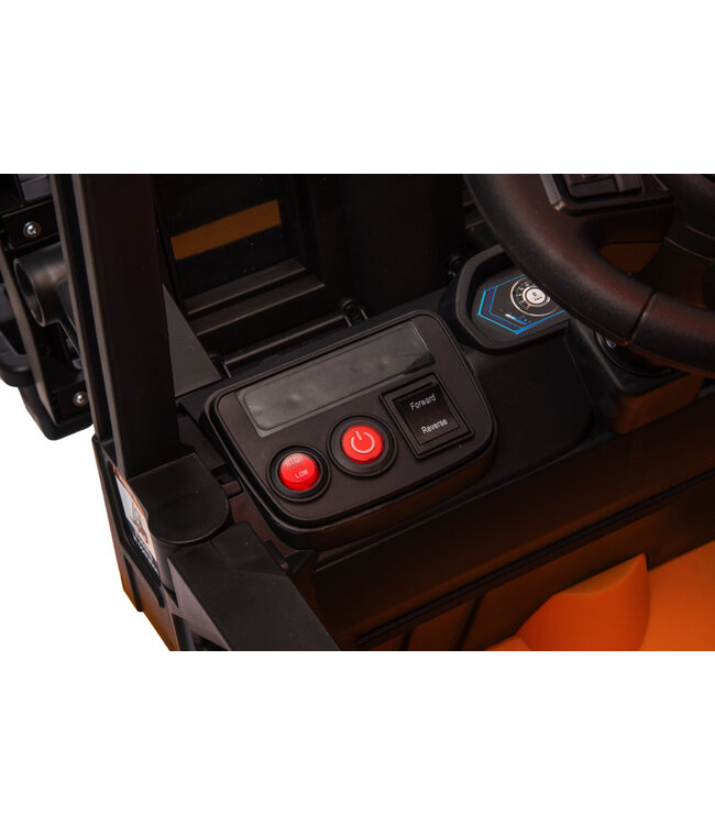 Chariot élévateur électrique JCB pour enfants – 12V avec véritable fonction de levage et de conduite