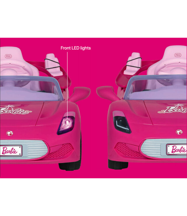 Barbie 12V Elektro-Kinderauto mit echten Barbies