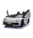 Lamborghini Aventador, 2-seater 24 volt electric children's car with rubber tires, leather seat!