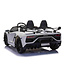 Lamborghini Aventador, 2-seater 24 volt electric children's car with rubber tires, leather seat!