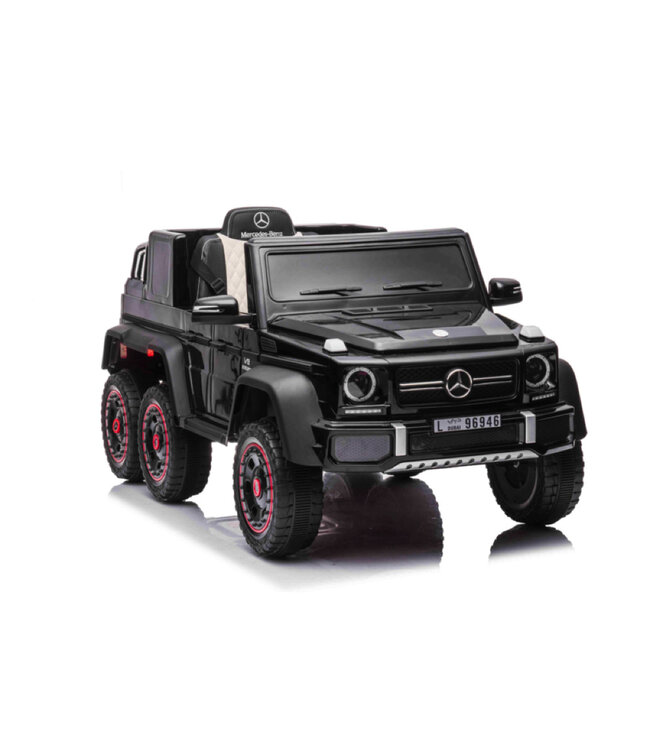 Mercedes-Benz G63 6x6, 12v avec pneus en caoutchouc et plus encore !