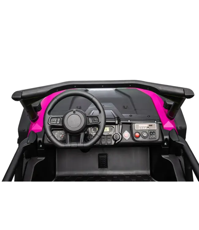 24V Honda Talon UTV buggy Roze, 2 zits