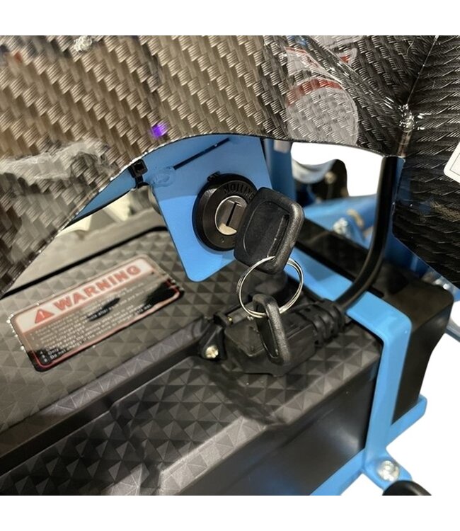 Quad électrique 48 volts avec 1000 watts de puissance, avec porte-bagage