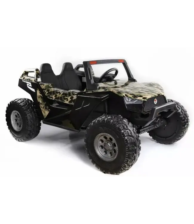 24V Strandbuggy camo, hohe Geschwindigkeit 15 km/h, 2-Sitzer