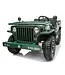24V Jeep Army, Willy's jeep, 3 zitplaatsen