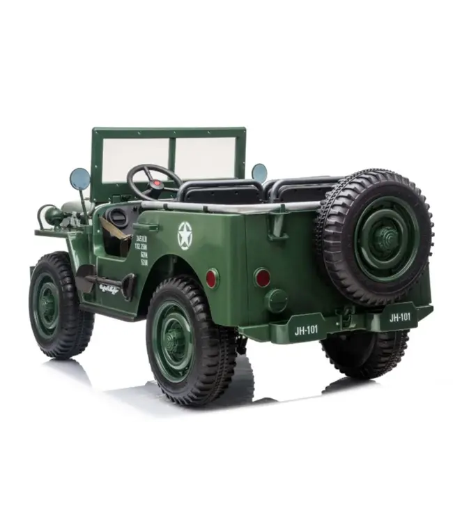 24V Army Jeep, Willy's Jeep, 3 seats