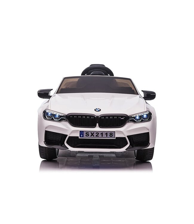 BMW M5,Lithium, Ledersitz, Gummireifen, Kinderbatterieauto!