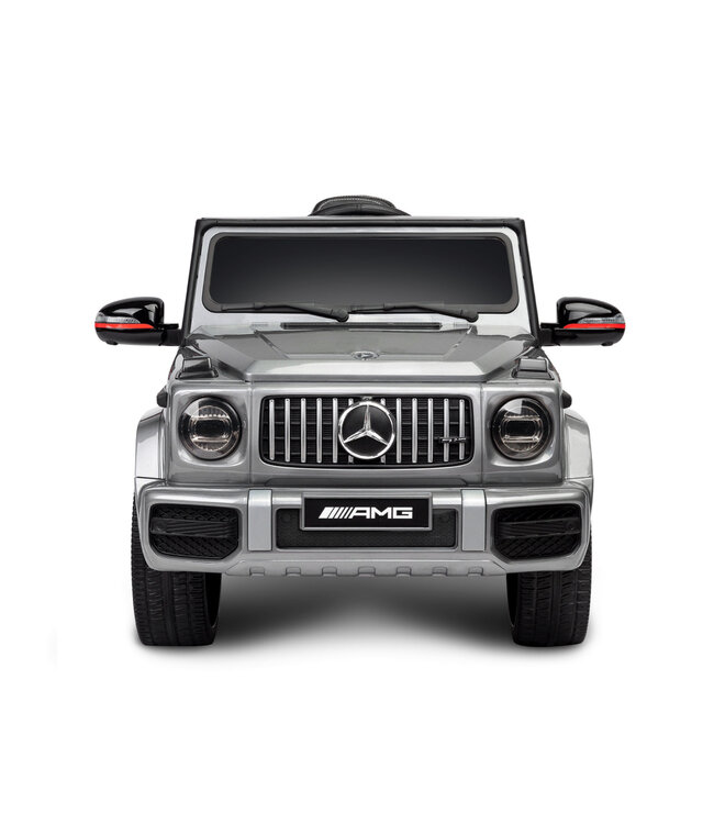 Mercedes G63 AMG, 12V Kinderauto mit Lithium-Akku, Gummireifen, Ledersitz und mehr