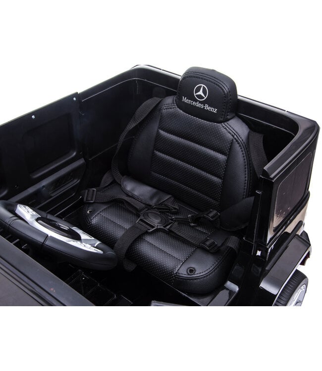 Mercedes G63, voiture pour enfants avec batterie au lithium, pneus en caoutchouc, siège en similicuir