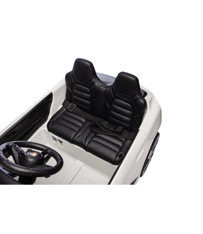 Porsche Macan Turbo Elektro-Kinderauto mit Lithium-Akku, Musikmodul, Gummireifen und mehr.