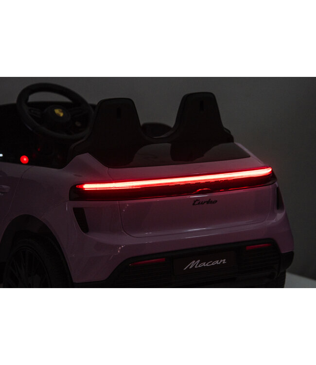 Porsche Macan Turbo Elektro-Kinderauto mit Lithium-Akku, Musikmodul, Gummireifen und mehr.