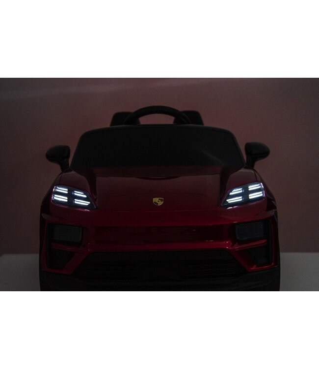 Porsche Macan Turbo Elektro-Kinderauto mit Lithium-Akku, Musikmodul, Gummireifen und mehr.