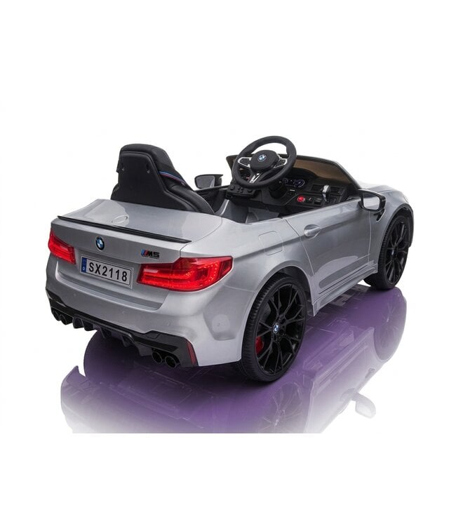 BMW M5,Lithium, Leather seat, Rubber tires, Children's battery car!