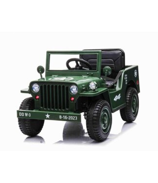 Jeep Army, 12 volt kinderauto