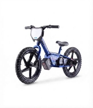 Vélo d'équilibre électrique 24 volts, 16 pouces - bleu