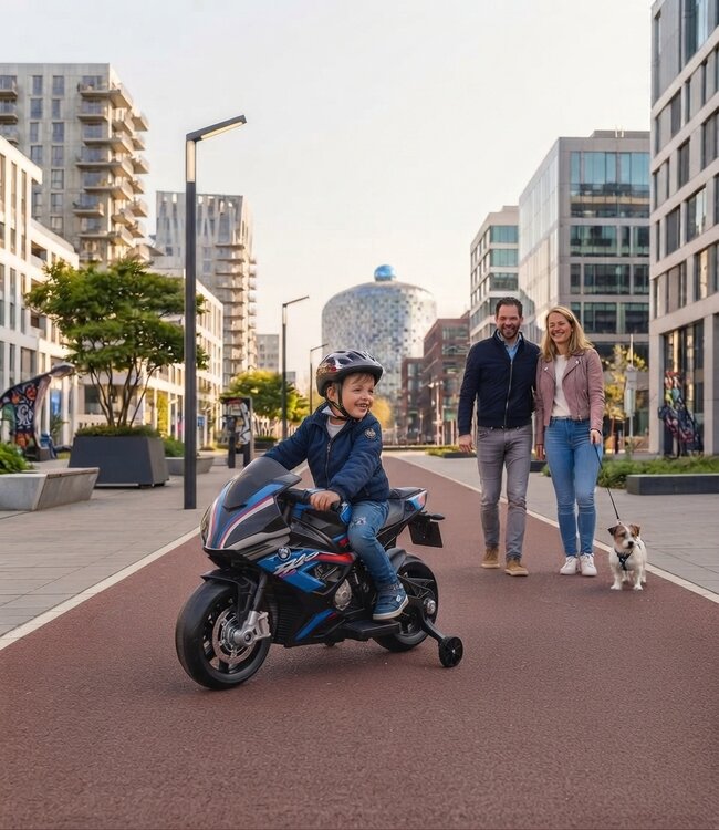 BMW HP4, 12v Children's Battery Motor with rubber tires and more