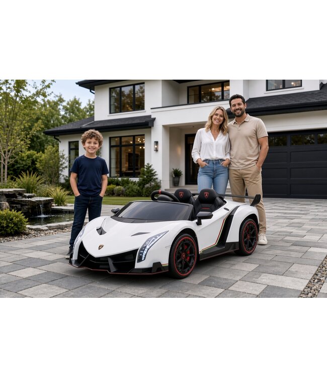 Lamborghini Veneno, 2-seater electric children's car with 4 engines and more.