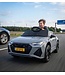 Audi RS6, 12 volt elektrische kinderauto met rubberen banden, leder zitje en meer!