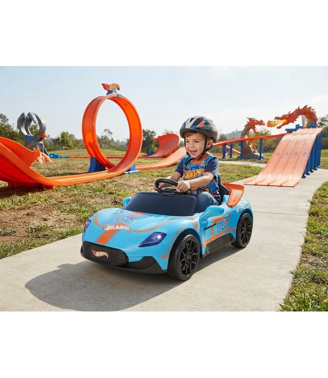 Voiture Électrique pour Enfants Hot Wheels – Prête au Départ !
