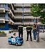 Politietruck 12V elektrische rit op vrachtwagen blauw