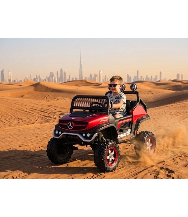 Mercedes-Benz Unimog, 12v kinder accu voertuig, buggy met vele opties