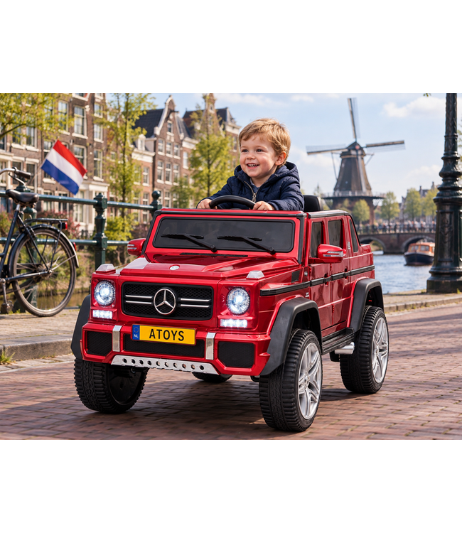 Voiture électrique pour enfants Mercedes-Maybach G650, 12 volts, pneus en caoutchouc et plus encore !