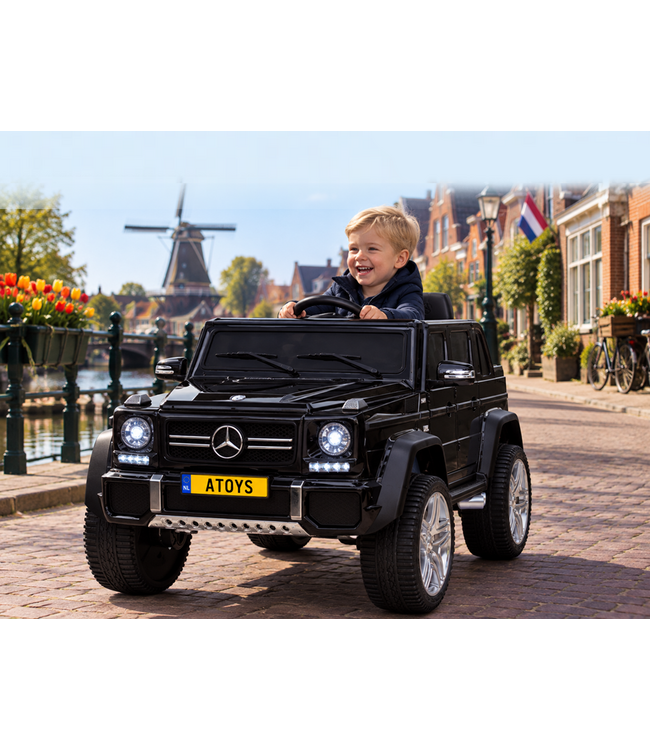 Voiture électrique pour enfants Mercedes-Maybach G650, 12 volts, pneus en caoutchouc et plus encore !