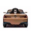 BMW i4 Performance, electric ride-on car, 12V, gold, leather-look seat, RC