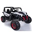 4x4 Beach Buggy White 12V with MP4 Screen, 2-Seater, Leather