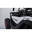 4x4 Beach Buggy White 12V with MP4 Screen, 2-Seater, Leather